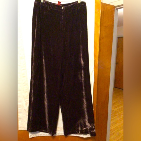 Sundance Velvet wide leg pans Sz10 NWOT - Picture 1 of 5
